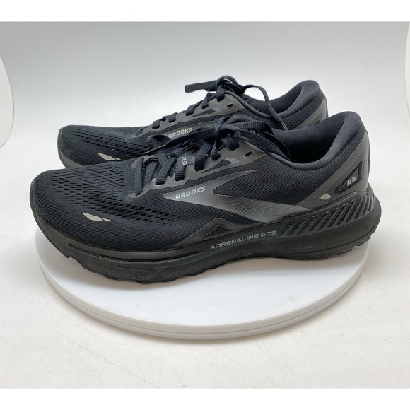 Brooks Sneakers Womens 8.5 B Adrenaline GTS 23 1203811B020 Black Running Shoes - Picture 3 of 10